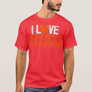 I Liebe Garnelen Meeresfrüchte Liebhaber Angeln T-Shirt
