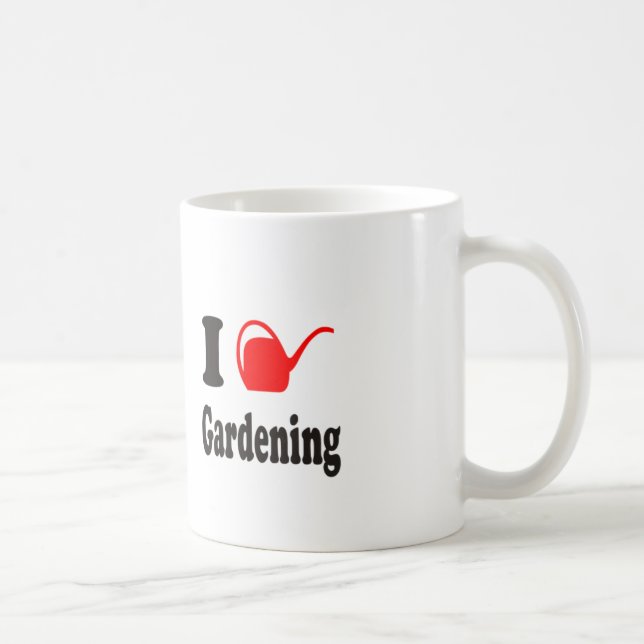 I Liebe-Gartenarbeit Kaffeetasse (Rechts)