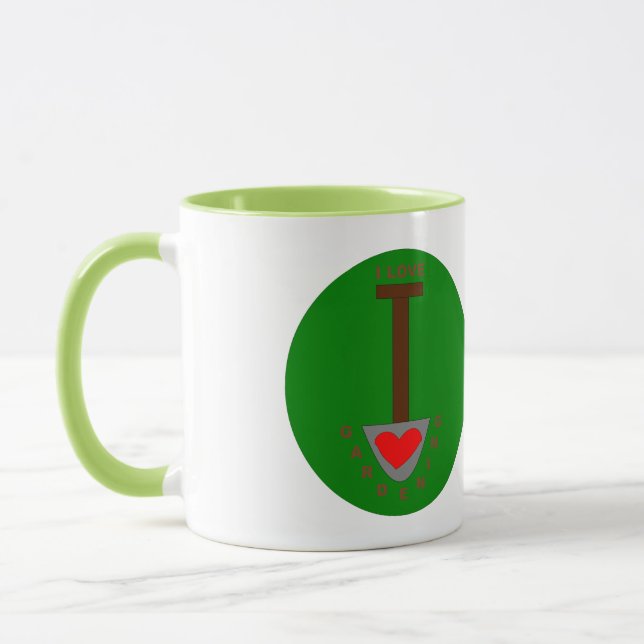 I Liebe Gartenbau Tasse (Links)