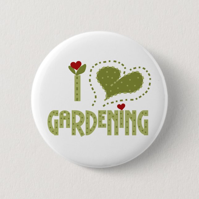 I Liebe Gartenmöbel und Geschenke Button (Vorderseite)