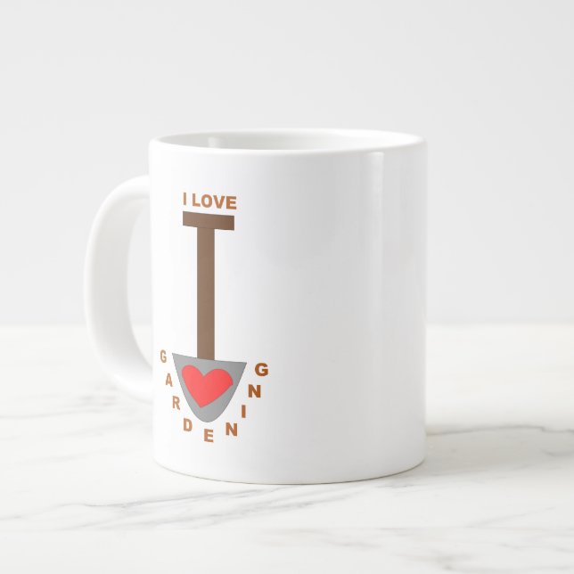 I Liebe Gartenweide Tasse (Vorderseite Links)