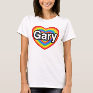 I Liebe Gary. Liebe I Sie Gary. Herz T-Shirt