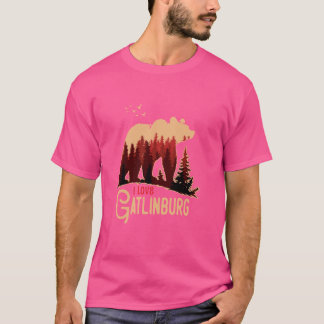 I Liebe Gatlinburg Tennessee, USA Außenbereich Vin T-Shirt