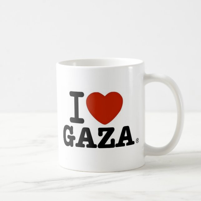 I Liebe Gaza Tasse (Rechts)