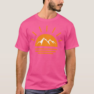 I Liebe Gebirge Sonnenuntergang 3 Aktiv T-Shirt