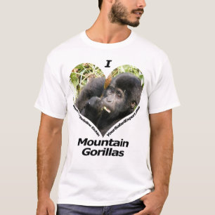 I Liebe-Gebirgsgorilla-T - Shirt 4 (Front u.