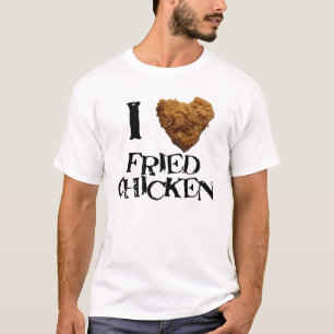 I Liebe-gebratenes Huhn-T-Shirt T-Shirt