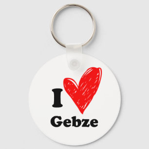 I Liebe Gebze Schlüsselanhänger