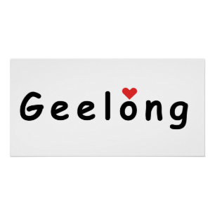 I Liebe Geelong Australia Poster