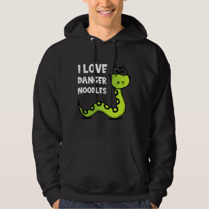 I Liebe Gefahr Noodles Funny Schlange Name mehr Ni Hoodie