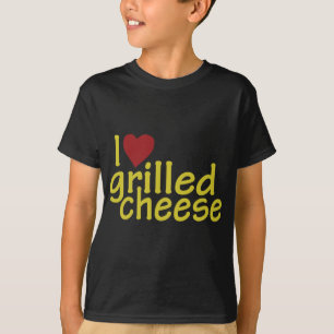 I Liebe gegrillter Käse T-Shirt