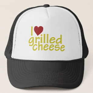 I Liebe gegrillter Käse Truckerkappe
