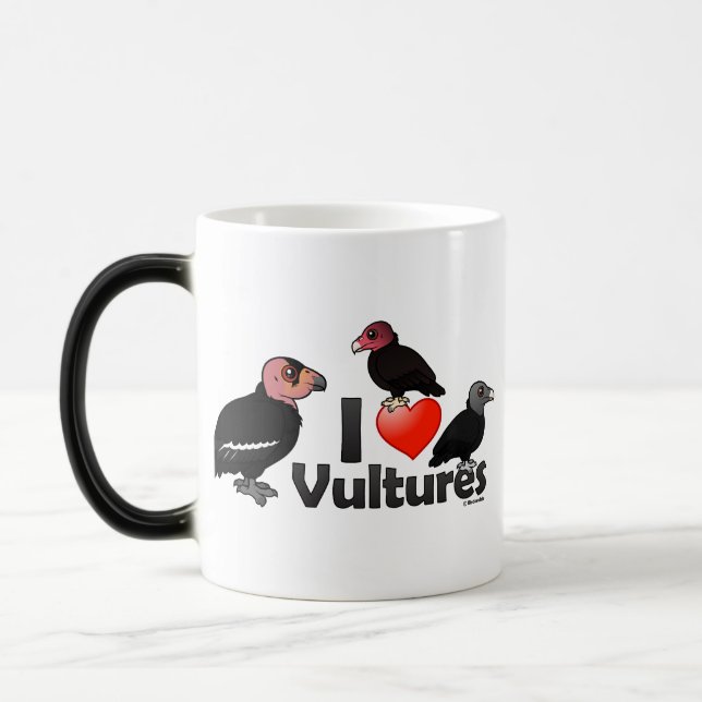 I Liebe-Geier (Nordamerika) Verwandlungstasse (Links)