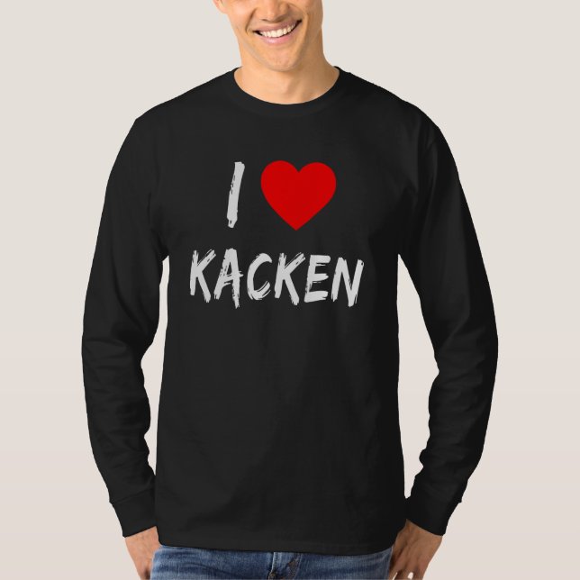 I LIEBE GEKACKT T-Shirt (Vorderseite)