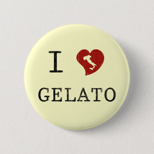 I Liebe Gelato Button