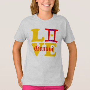 ♊😍 I Liebe Gemini-Zodiac Sign Fabulous T-Shirt