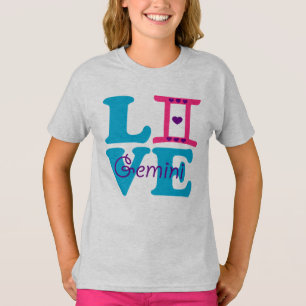 ♊😍 I Liebe Gemini-Zodiac Sign Fabulous T-Shirt