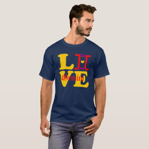 ♊😍 I-Liebe Gemini-Zodiac-Zeichen T-Shirt