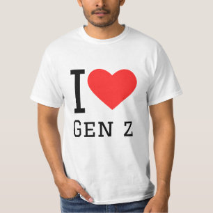 I Liebe gen z T-Shirt