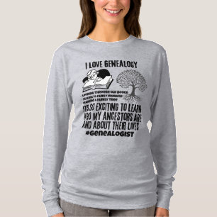 I Liebe Genealogischer T - Shirt