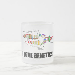I Liebe Genetik (DNA-Replikation) Mattglastasse