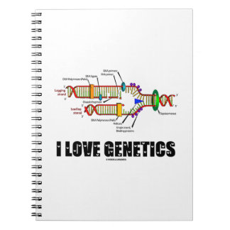 I Liebe Genetik (DNA-Replikation) Notizblock