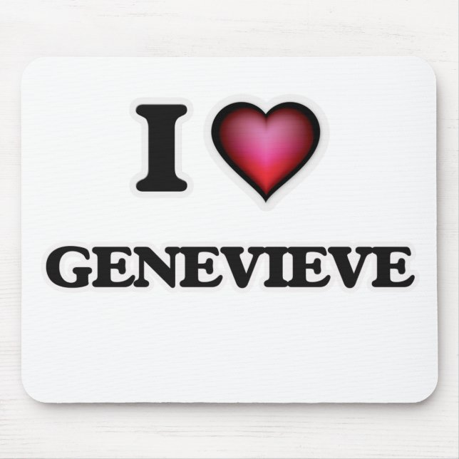 I Liebe Genevieve Mousepad (Vorne)