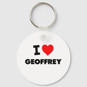 I Liebe Geoffrey Schlüsselanhänger
