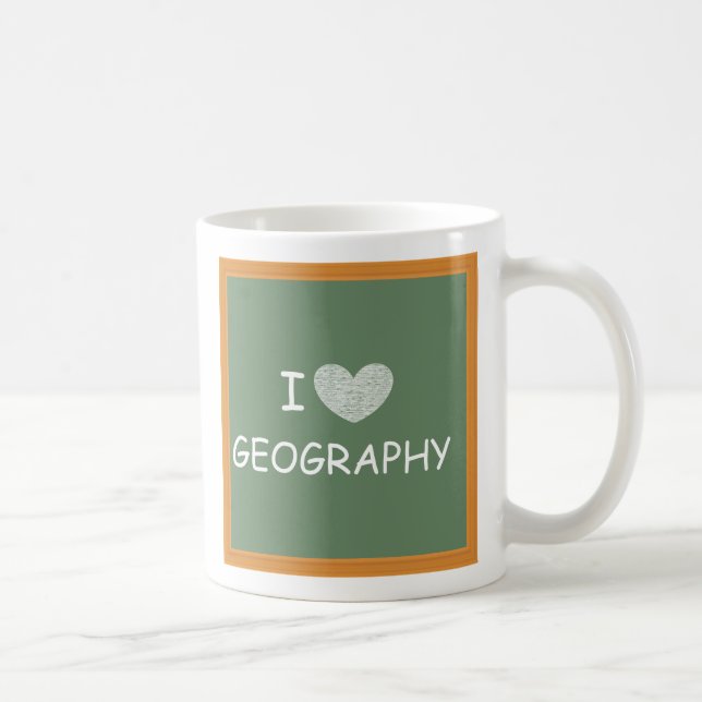 I Liebe-Geografie Kaffeetasse (Rechts)