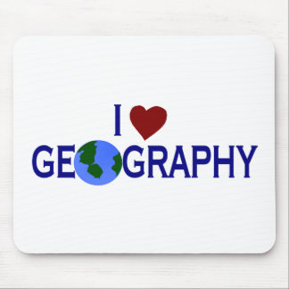 I Liebe-Geografie Mousepad