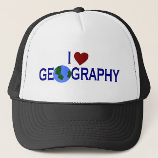 I Liebe-Geografie Truckerkappe