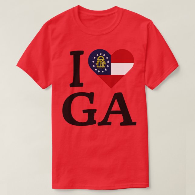 I Liebe Georgia TShirt 1 (Design vorne)