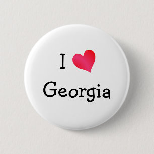 I Liebe Georgien Button