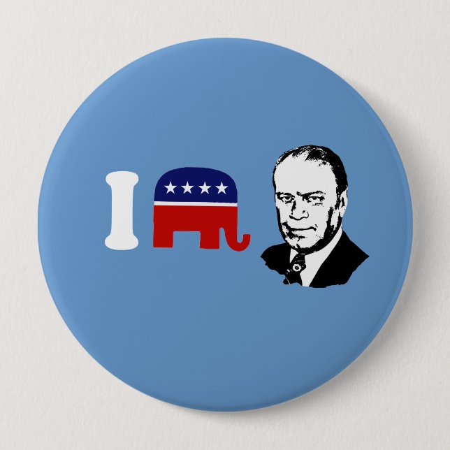 I Liebe Gerald Ford Button (Vorderseite)