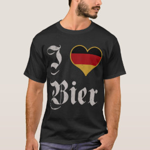 I Liebe German Beer Oktoberfest München Drink Bier T-Shirt