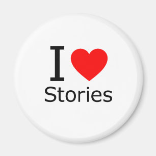 I Liebe-Geschichten Magnet