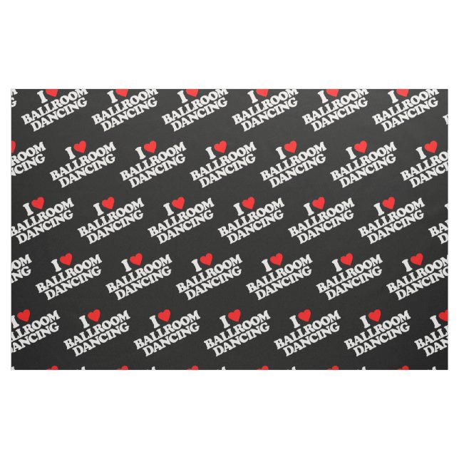 I LIEBE-GESELLSCHAFTSTÄNZE STOFF (Fat Quarter (45,7 x 55,9 cm))