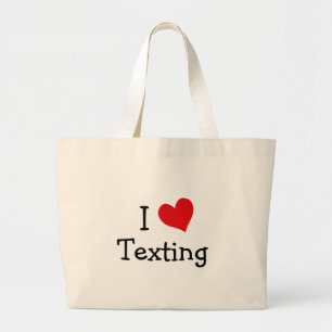I LIEBE GESIMST JUMBO STOFFBEUTEL