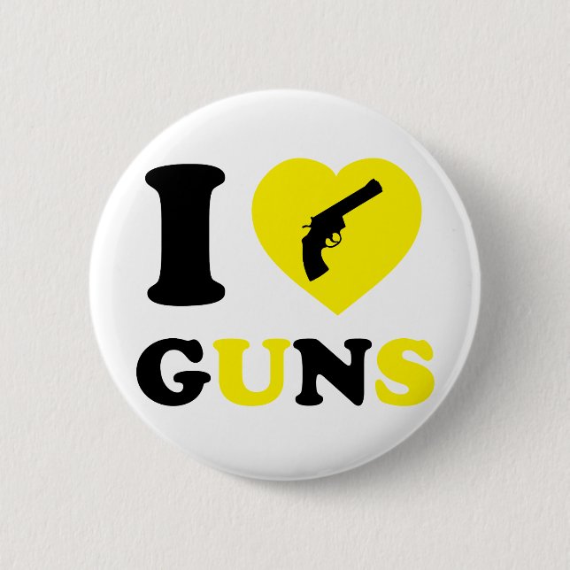 I Liebe-Gewehre Button (Vorderseite)