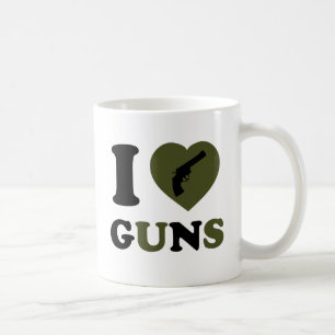 I Liebe-Gewehre Kaffeetasse
