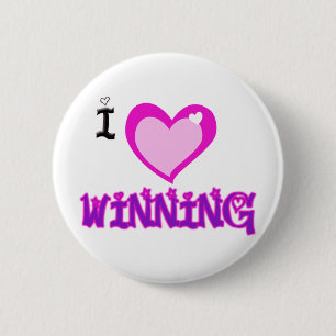 I LIEBE Gewinnen Button
