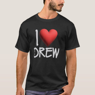 I Liebe Gezeichnet Name Personalisiert Männer Typ T-Shirt