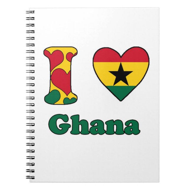I Liebe Ghana Notizblock (Vorderseite)