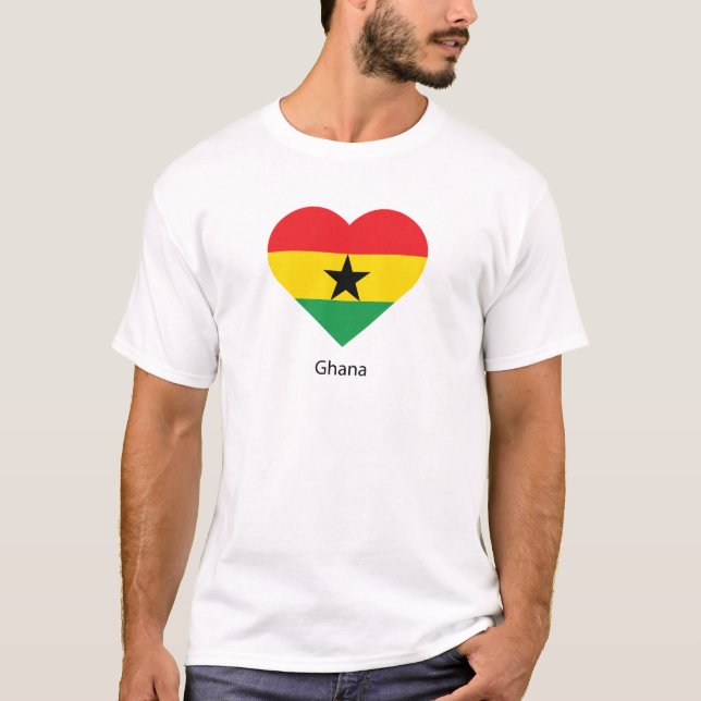 I Liebe Ghana T-Shirt (Vorderseite)