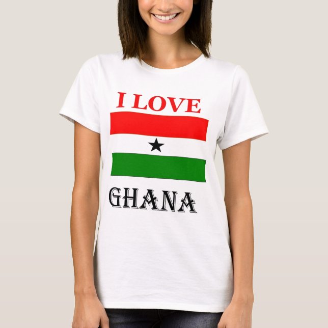 I Liebe Ghana T-Shirt (Vorderseite)