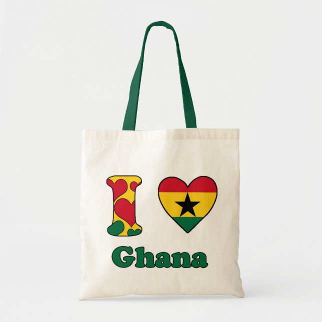 I Liebe Ghana Tragetasche (Vorne)
