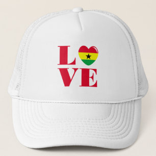 I Liebe Ghana Truckerkappe