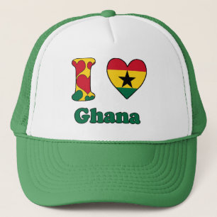 I Liebe Ghana Truckerkappe