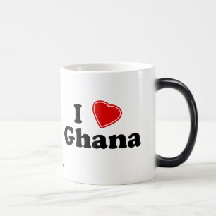 I Liebe Ghana Verwandlungstasse