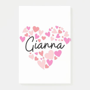 I Liebe Gianna Post-it Klebezettel